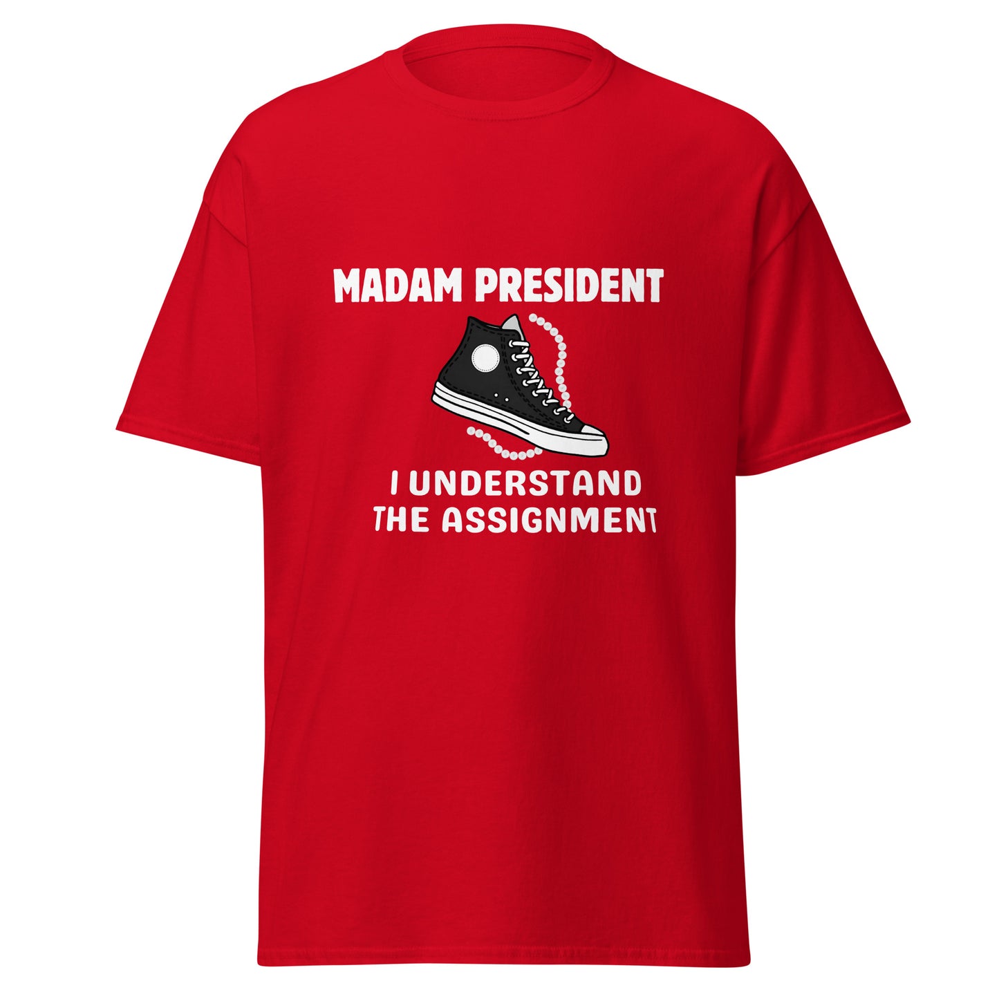 DNC 2024 Madam President Black and White Unisex classic tee