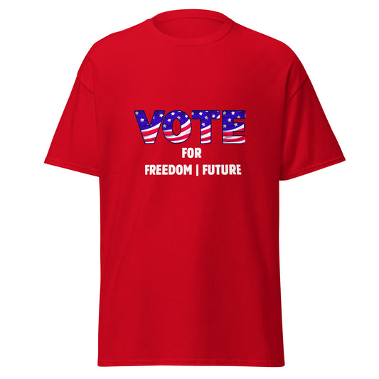 DNC 2024 Vote Red, Blue & White Unisex classic tee