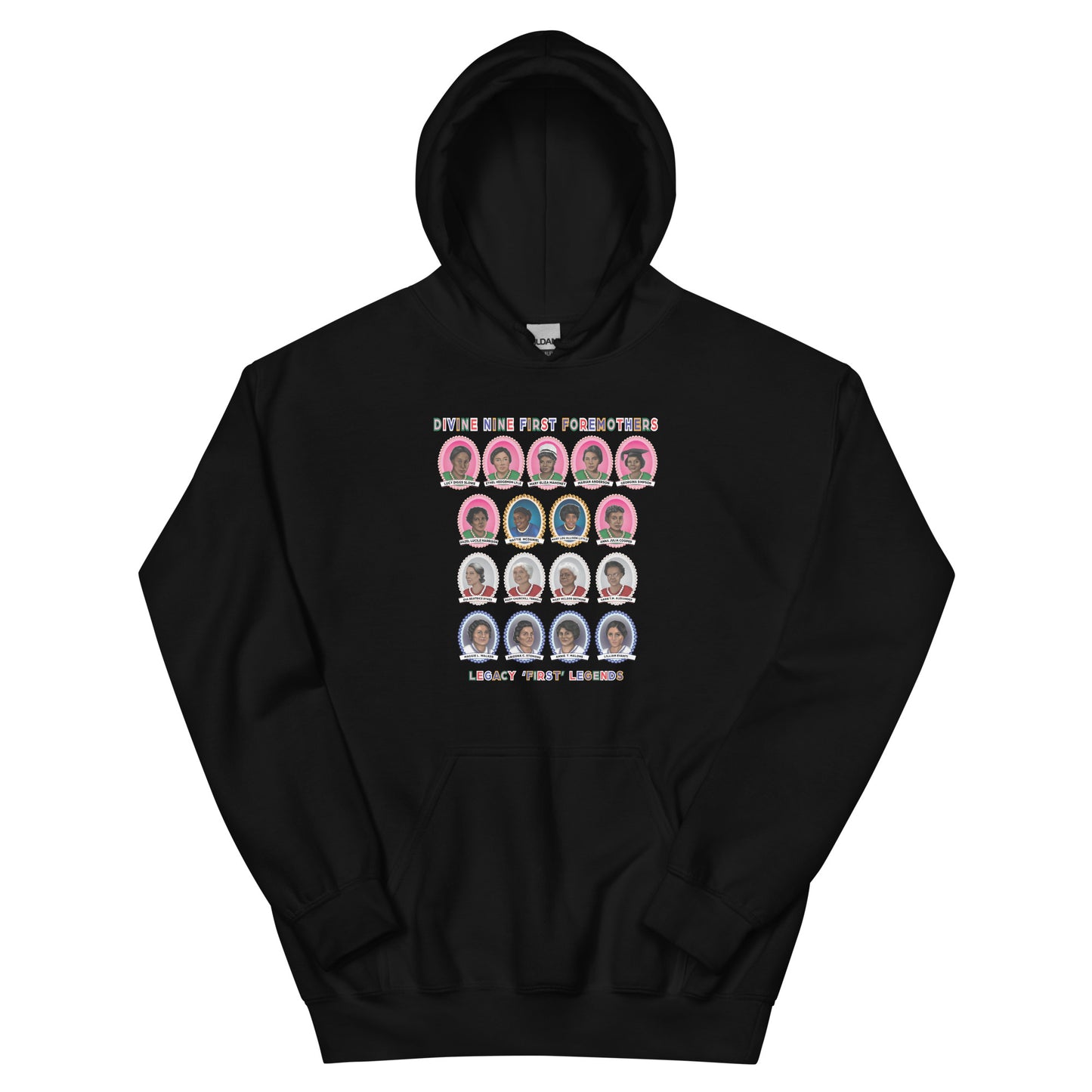 Greek Divine Nine Sorority Foremothers Unisex Heavy Blend Hoodie