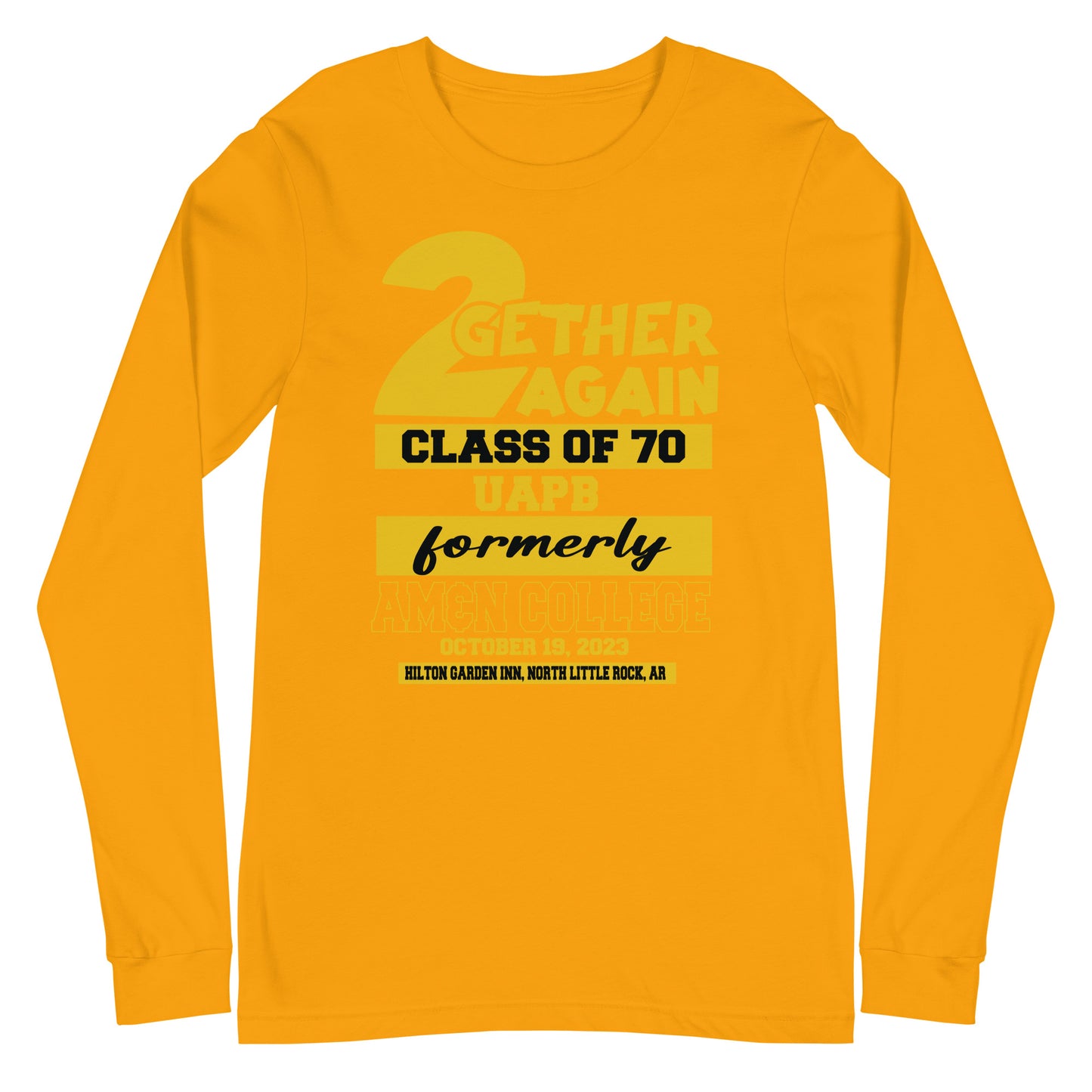 HBCU Class of 70 Unisex Long Sleeve Tee