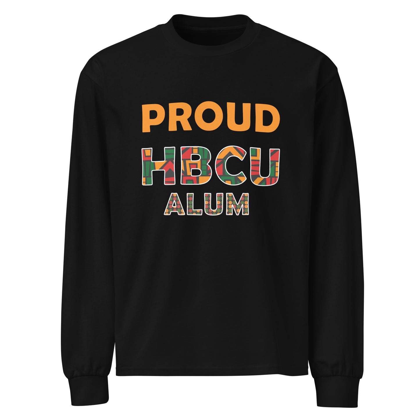 HBCU Premium heavyweight long sleeve shirt