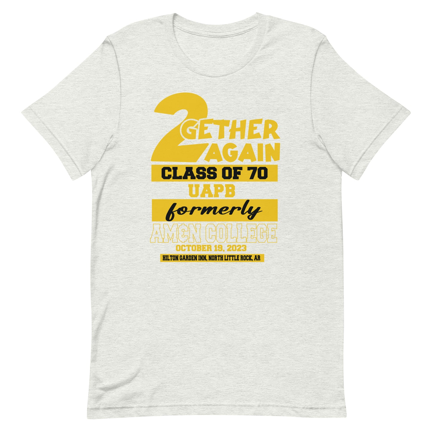 HBCU Class of 70 Unisex t-shirt