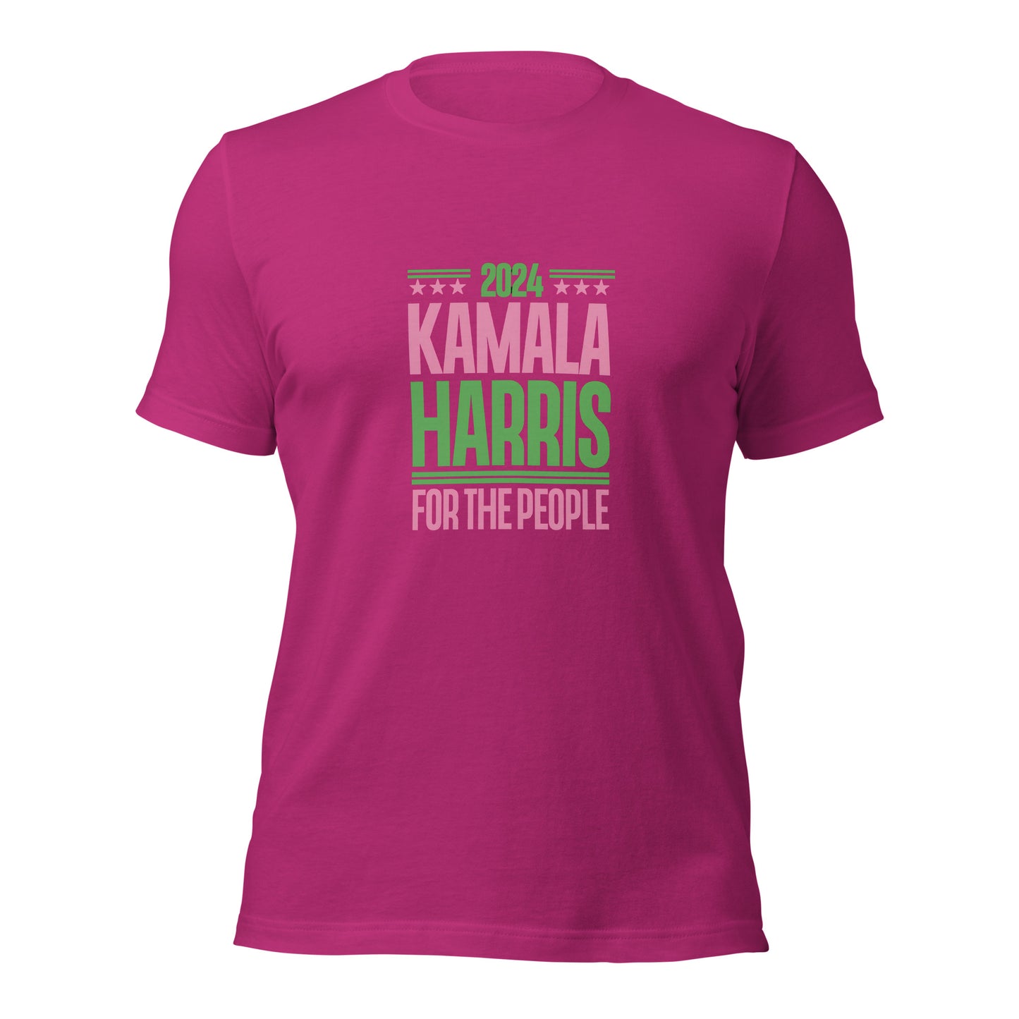 DNC 2024 Harris Pink and Green for the People Unisex t-shirt