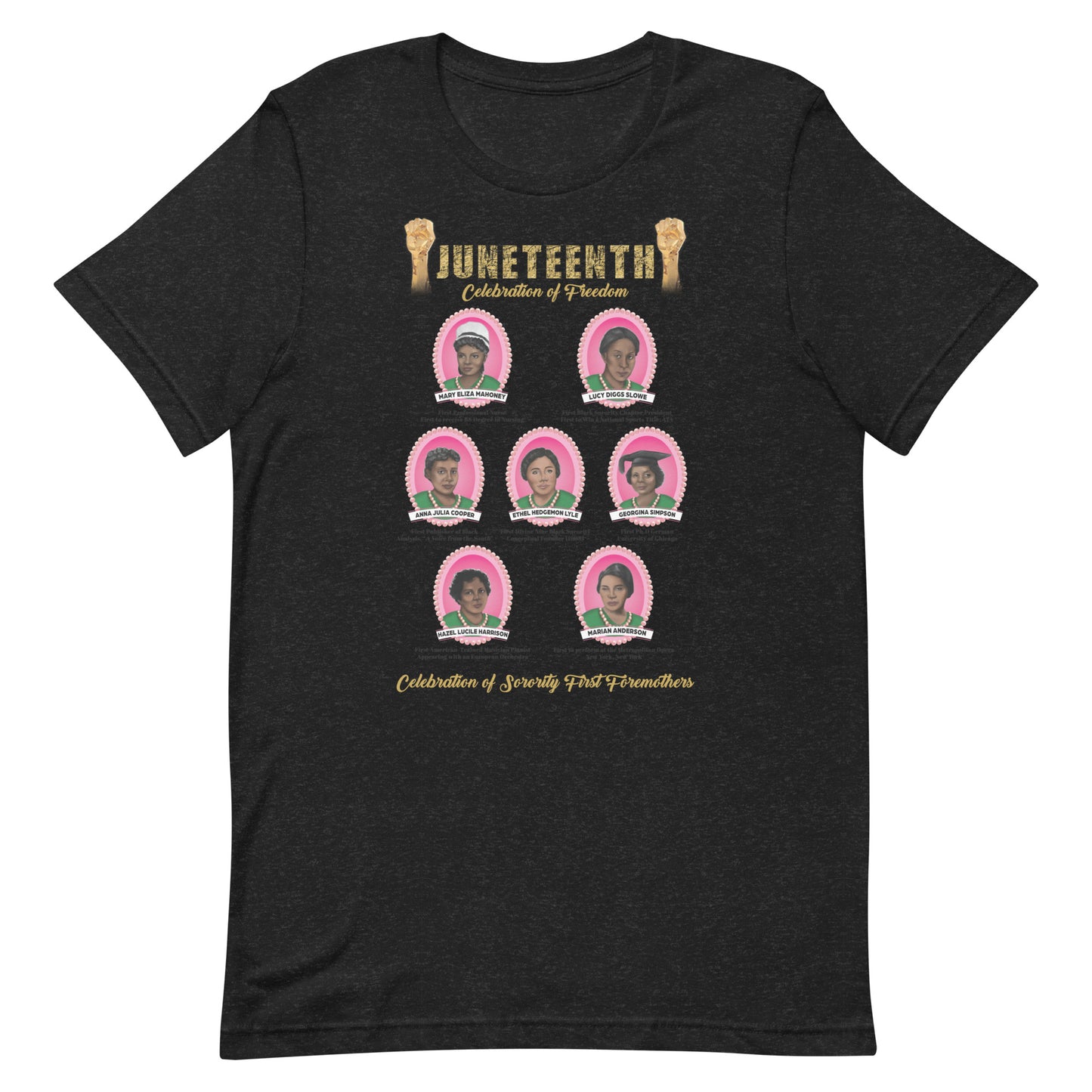 Juneteenth 1908 Pink and Green Unisex T-Shirt