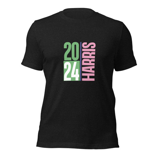 DNC 2024 Campaign Harris Pink and Green Unisex t-shirt