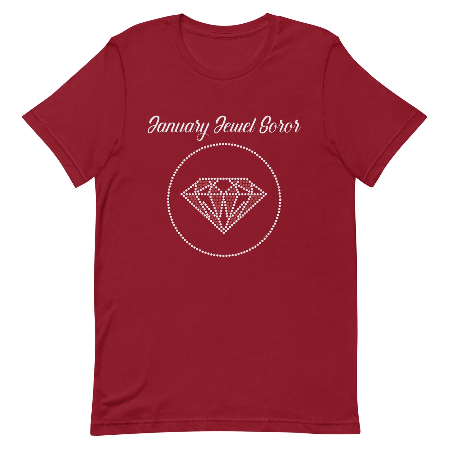 January Jewel (Blue and White) Unisex t-shirt