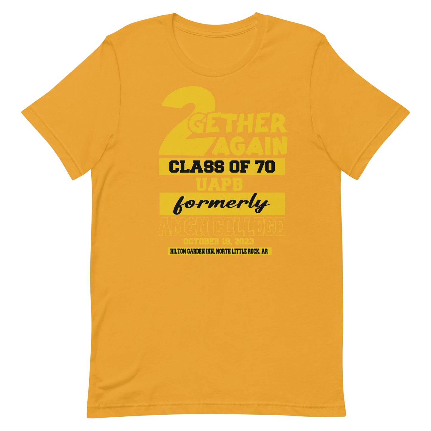 HBCU Class of 70 Together Again Unisex T-Shirt