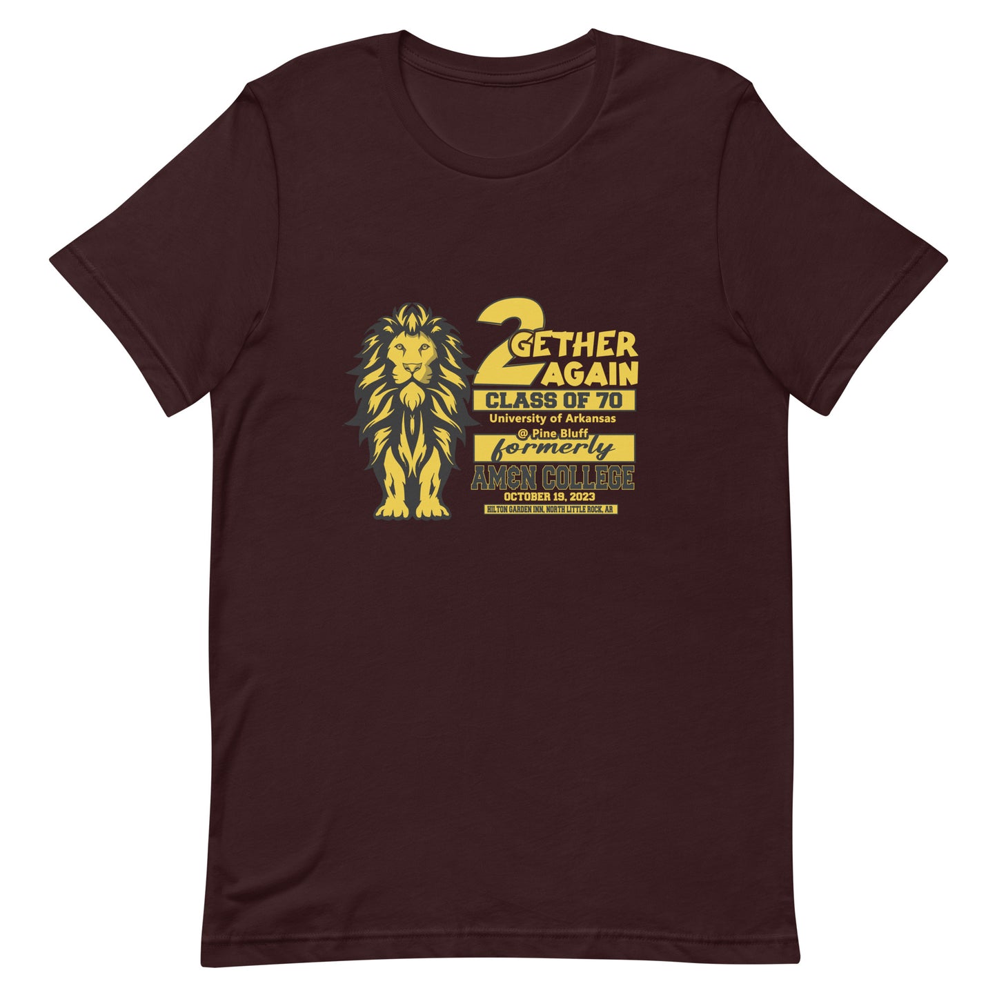 HBCU Class of 70 Unisex t-shirt