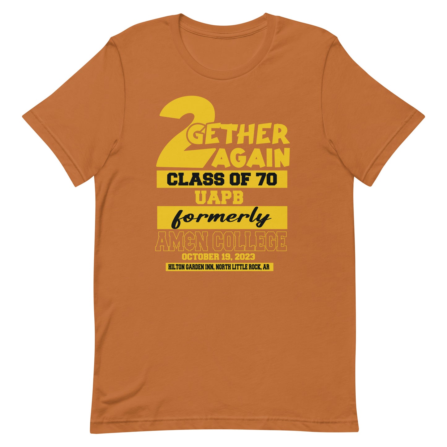 HBCU Class of 70 Unisex t-shirt