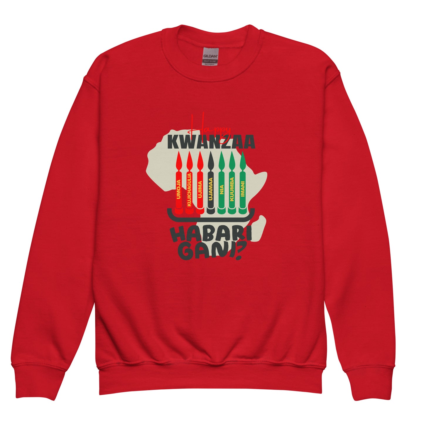 Kwanzaa Youth crewneck sweatshirt