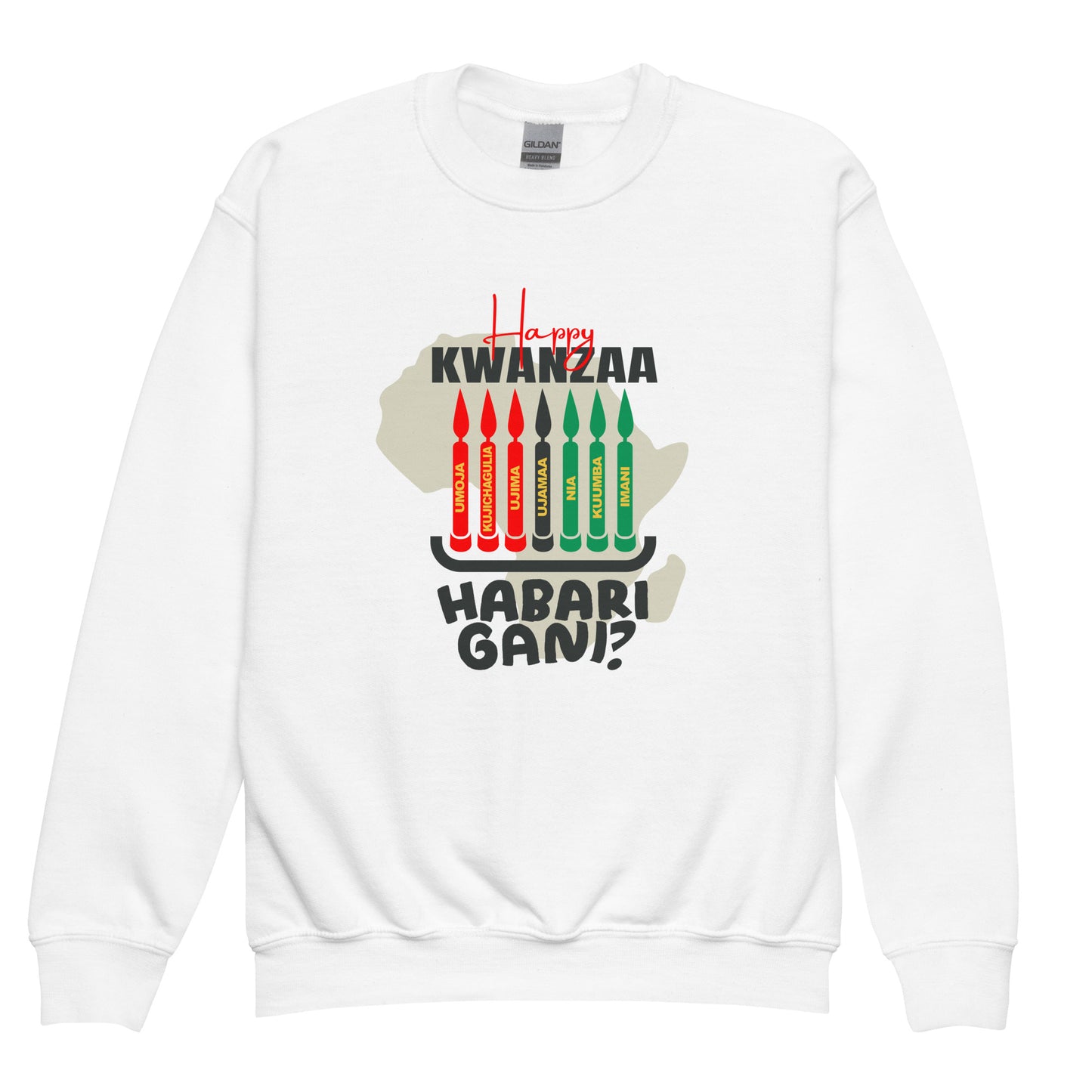 Kwanzaa Youth crewneck sweatshirt