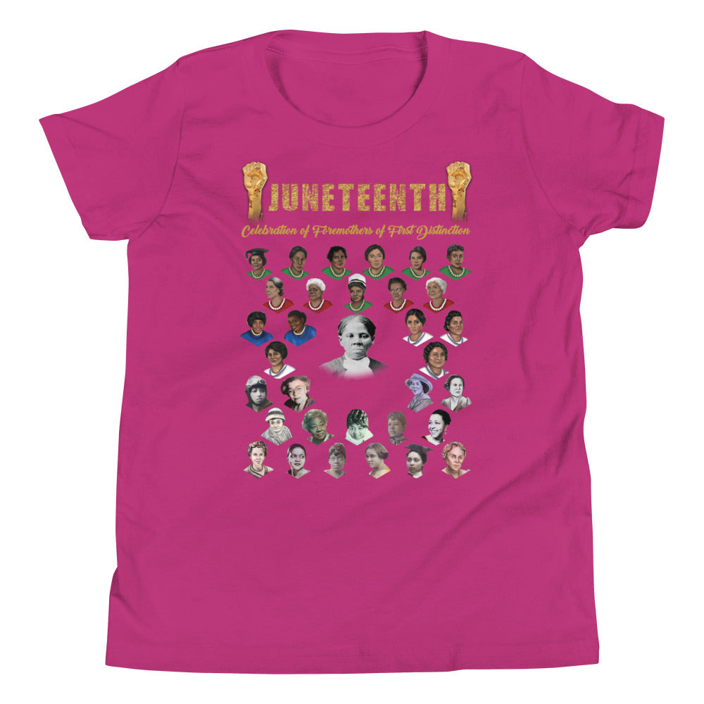 YouthJuneteenth Harriet Tubman Foremothers  Short Sleeve T-Shirt