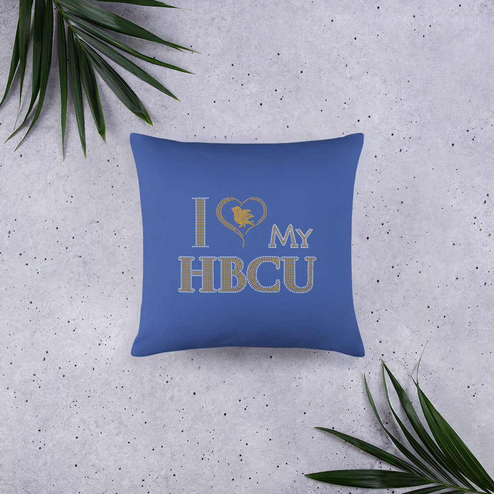 HBCU Blue and Gold Basic Pillow