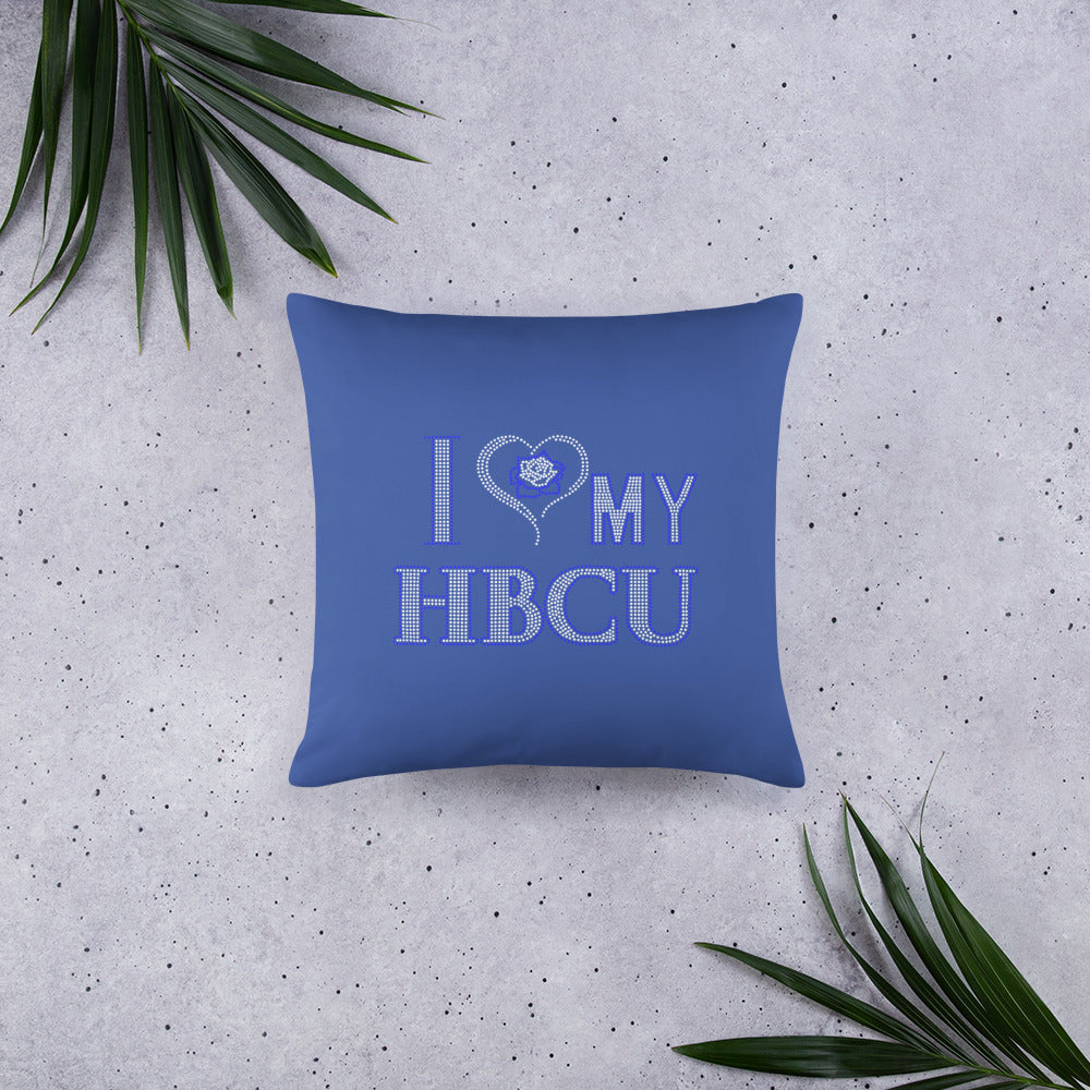 HBCU Blue Basic Pillow