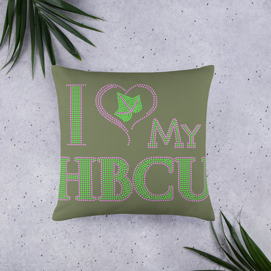 HBCU Green Basic Pillow