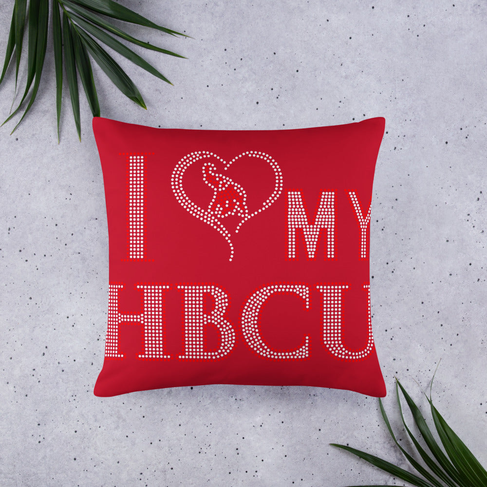 HBCU Red Basic Pillow