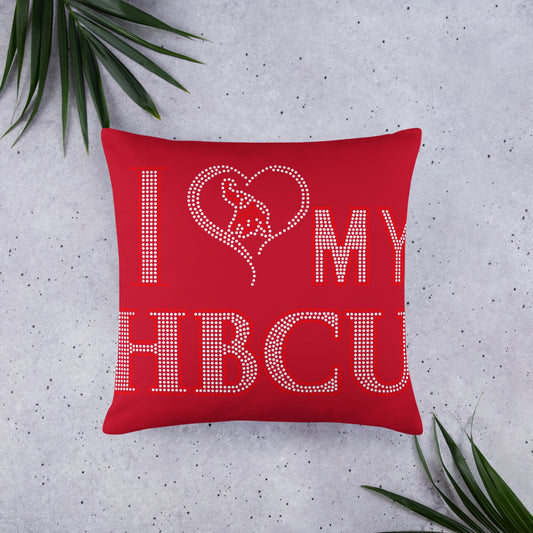 HBCU Red Basic Pillow