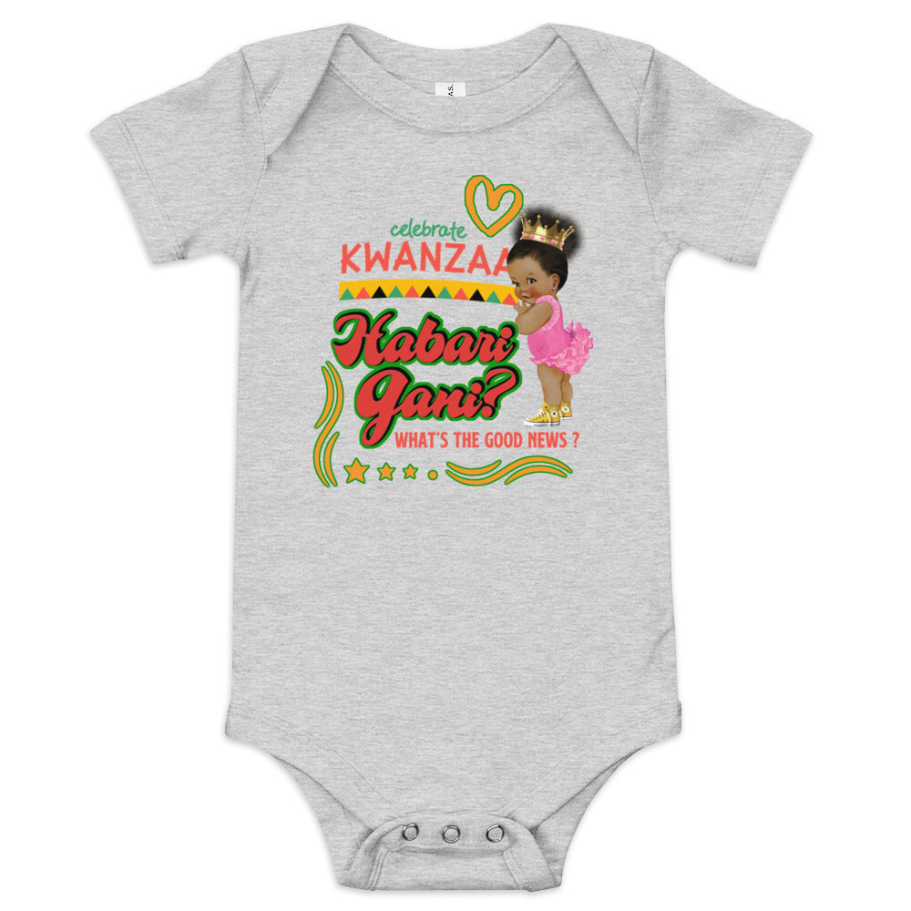 Infant Kwanzaa Princess One-piece