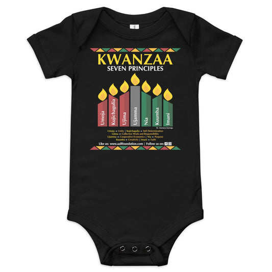 Kwanzaa Seven Principles Infant One-piece