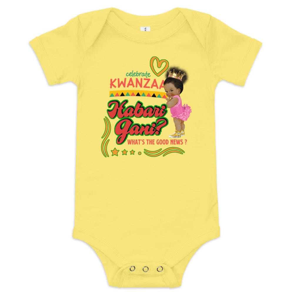 Infant Kwanzaa Princess One-piece