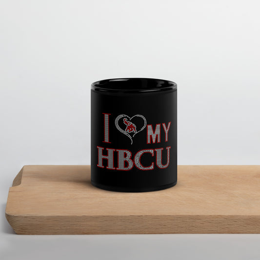 Delta HBCU Black Glossy Mug