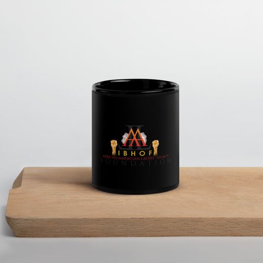 AALLF/IBHOF Black Glossy Mug