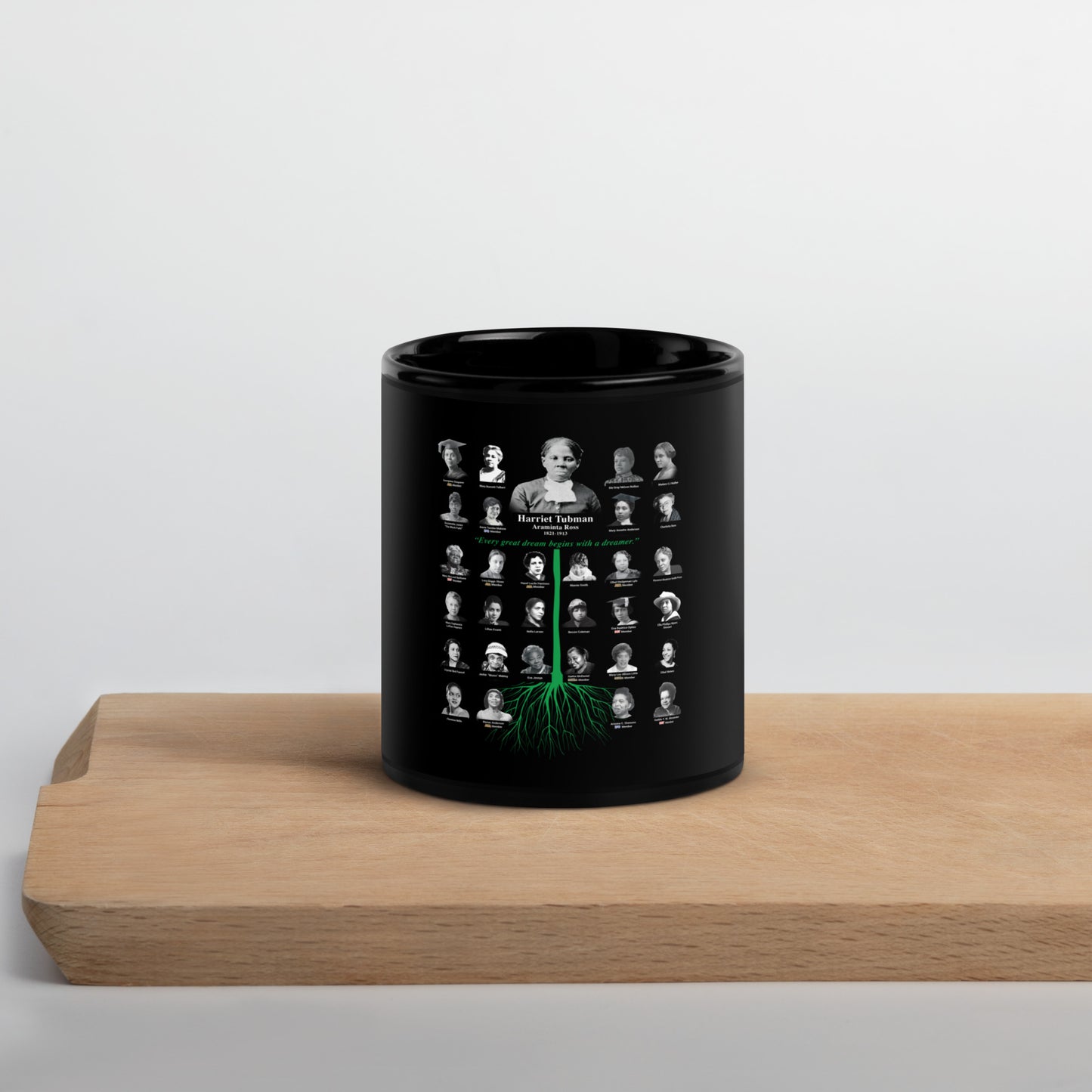 Foremothers Black Glossy Mug