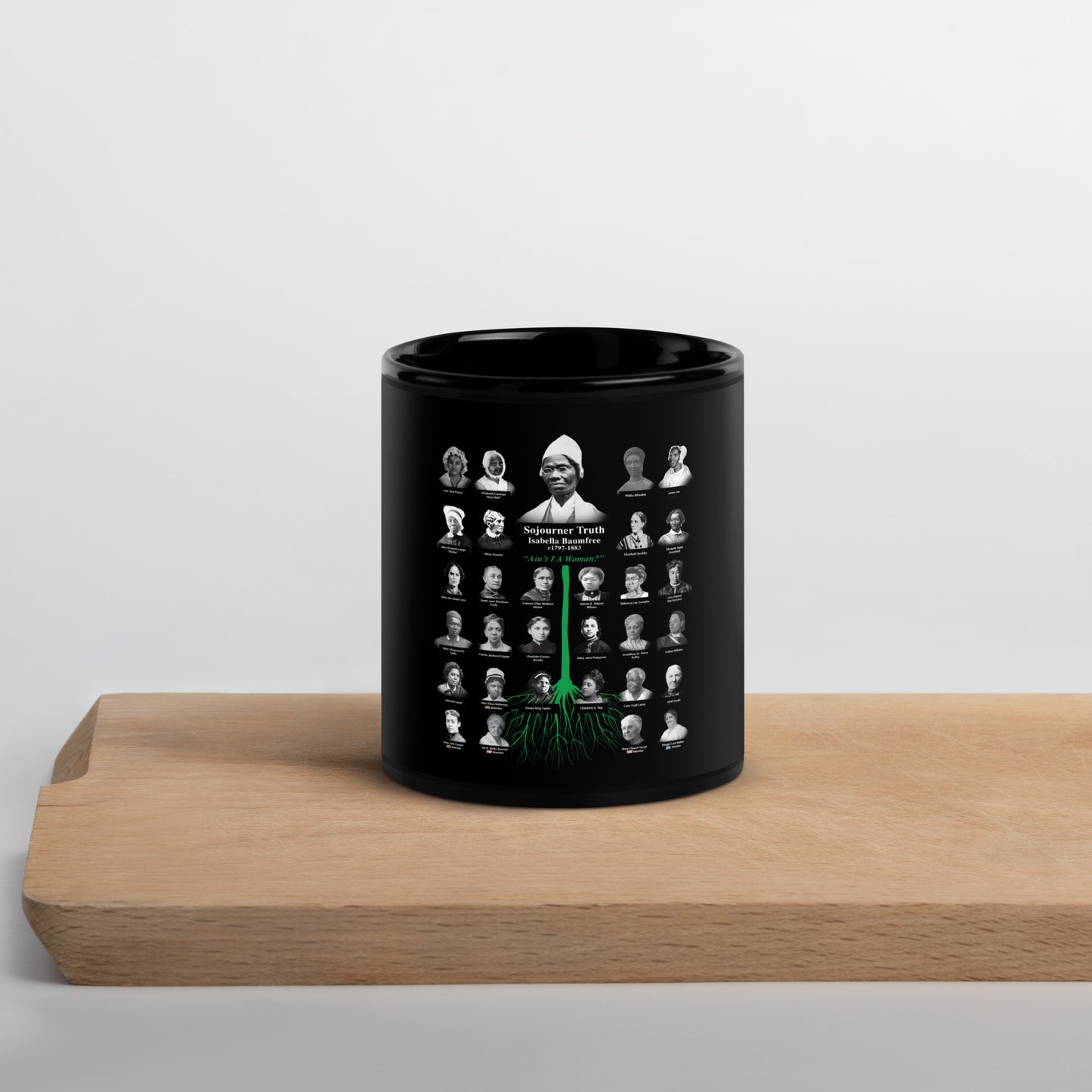 Foremothers Black Glossy Mug