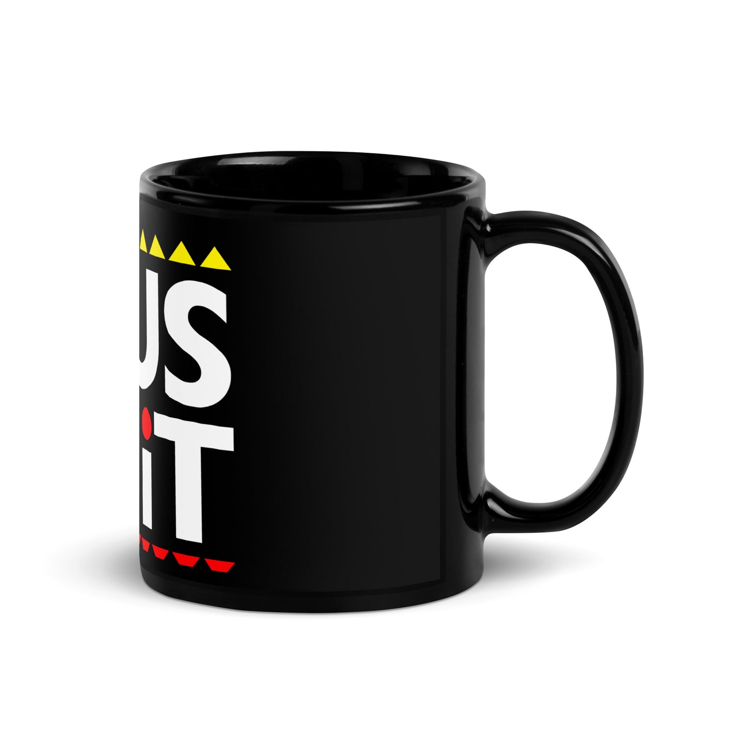 Inspirational Black Glossy Mug