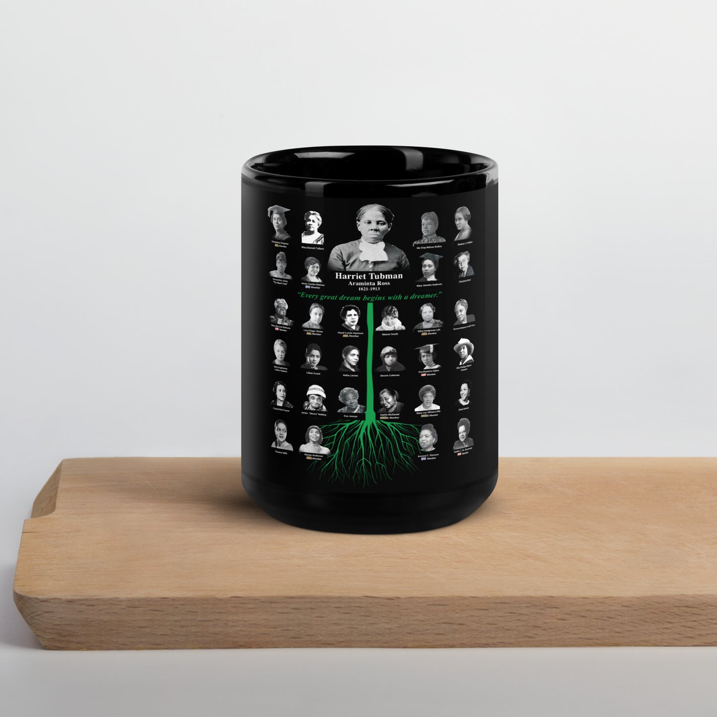 Foremothers Black Glossy Mug