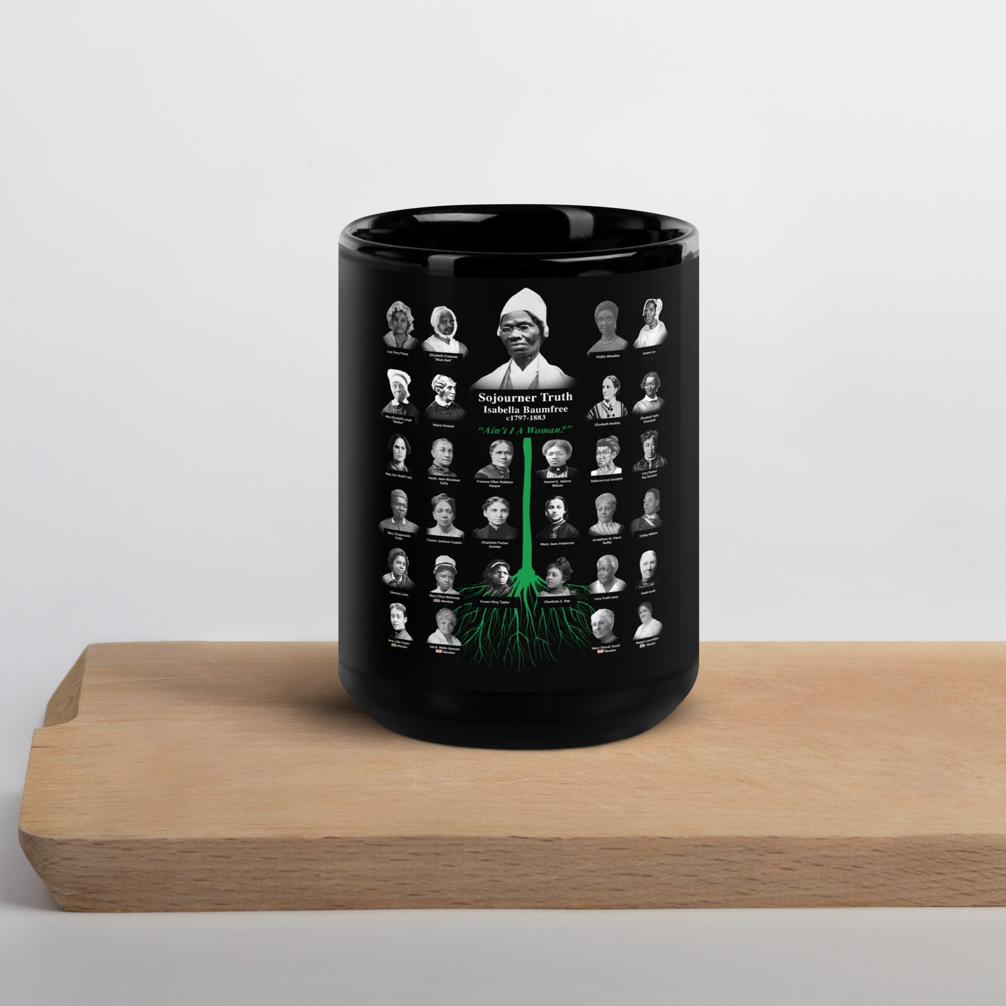 Foremothers Black Glossy Mug