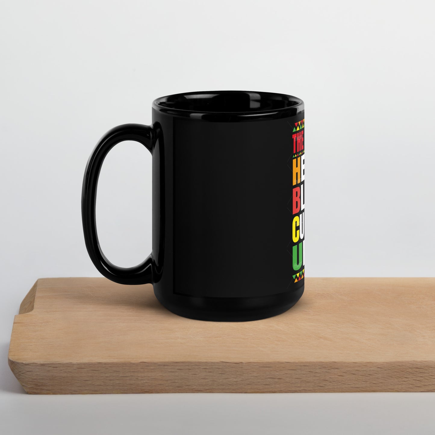 HBCU Black Glossy Mug