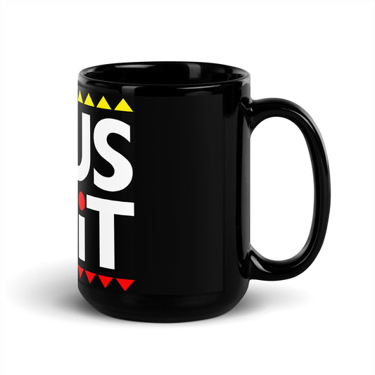 Inspirational Black Glossy Mug