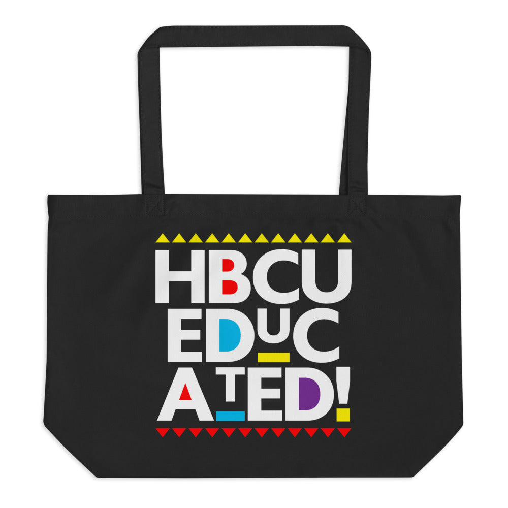 HBCU Large organic tote bag