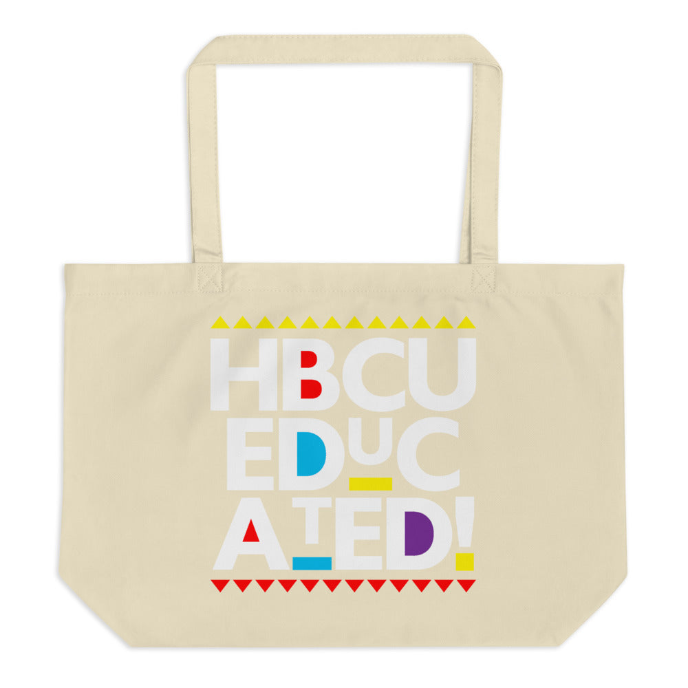 HBCU Large organic tote bag