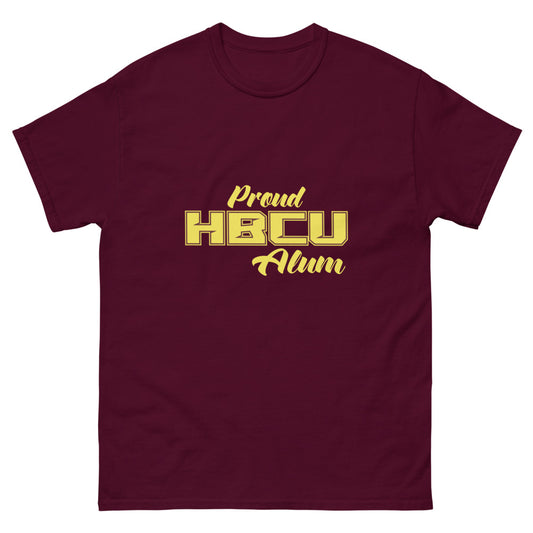 HBCU Burgandy and Gold Men's Classic T-Shirt