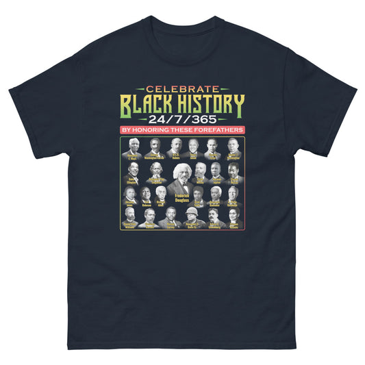 Forefathers (Frederick Douglas& Others) Unisex Short Sleeve T-Shirt