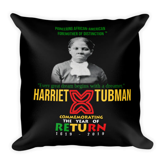 Foremother of Distinction Harriet Tubman Collectible Pillow