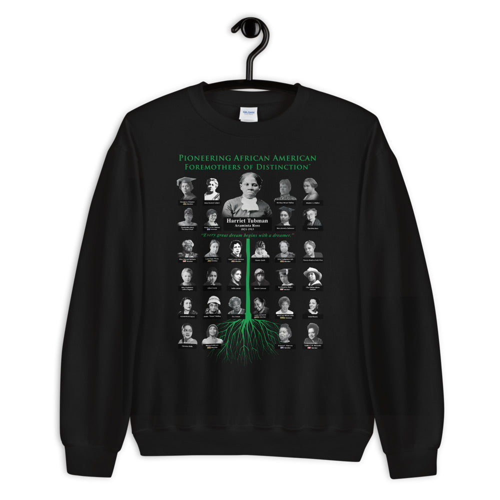 Foremothers of Distinction Unisex  Crew Neck Sweatshirt