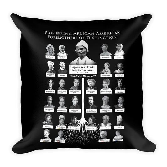 First Ladies of Distinction Collectible Throw Pillow (New B & W design)