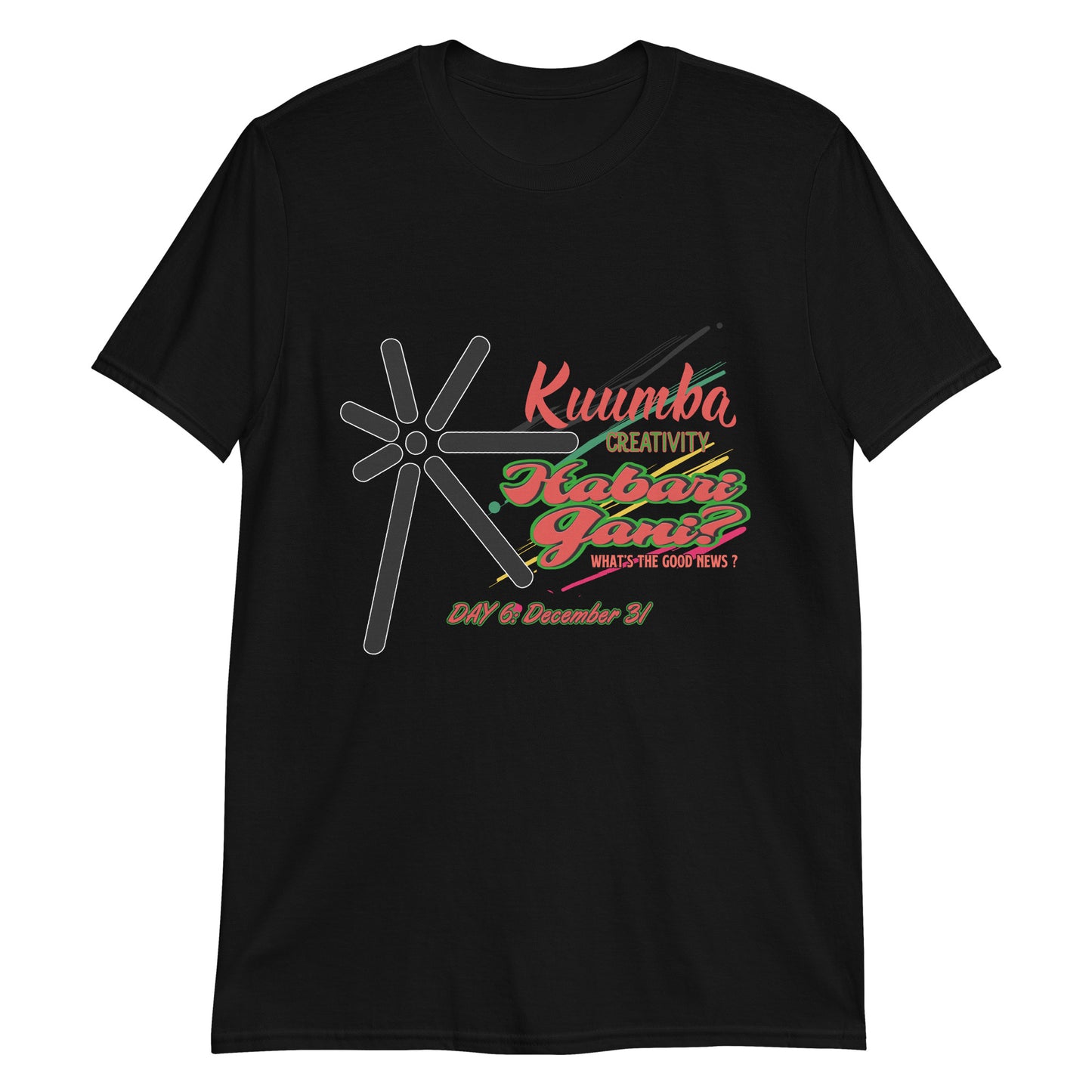 Kwanzaa Seven Principles (Kuumba) Unisex Soft Style T-Shirt