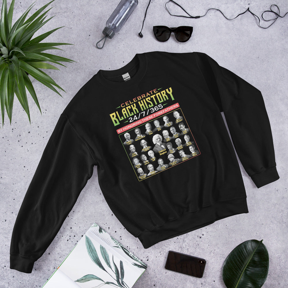 Forefathers (Frederick Douglass & Others) Crew Neck Sweatshirt