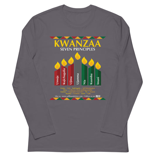 Kwanzaa Seven Principles Unisex Long Sleeve T-Shirt