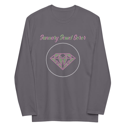 January Jewel Soror Unisex Fashion Long Sleeve T-Shirt