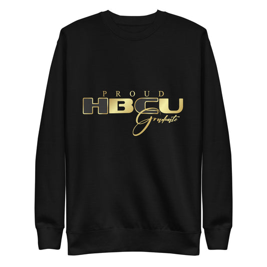 HBCU Black and Gold Unisex Premium Sweatshirt