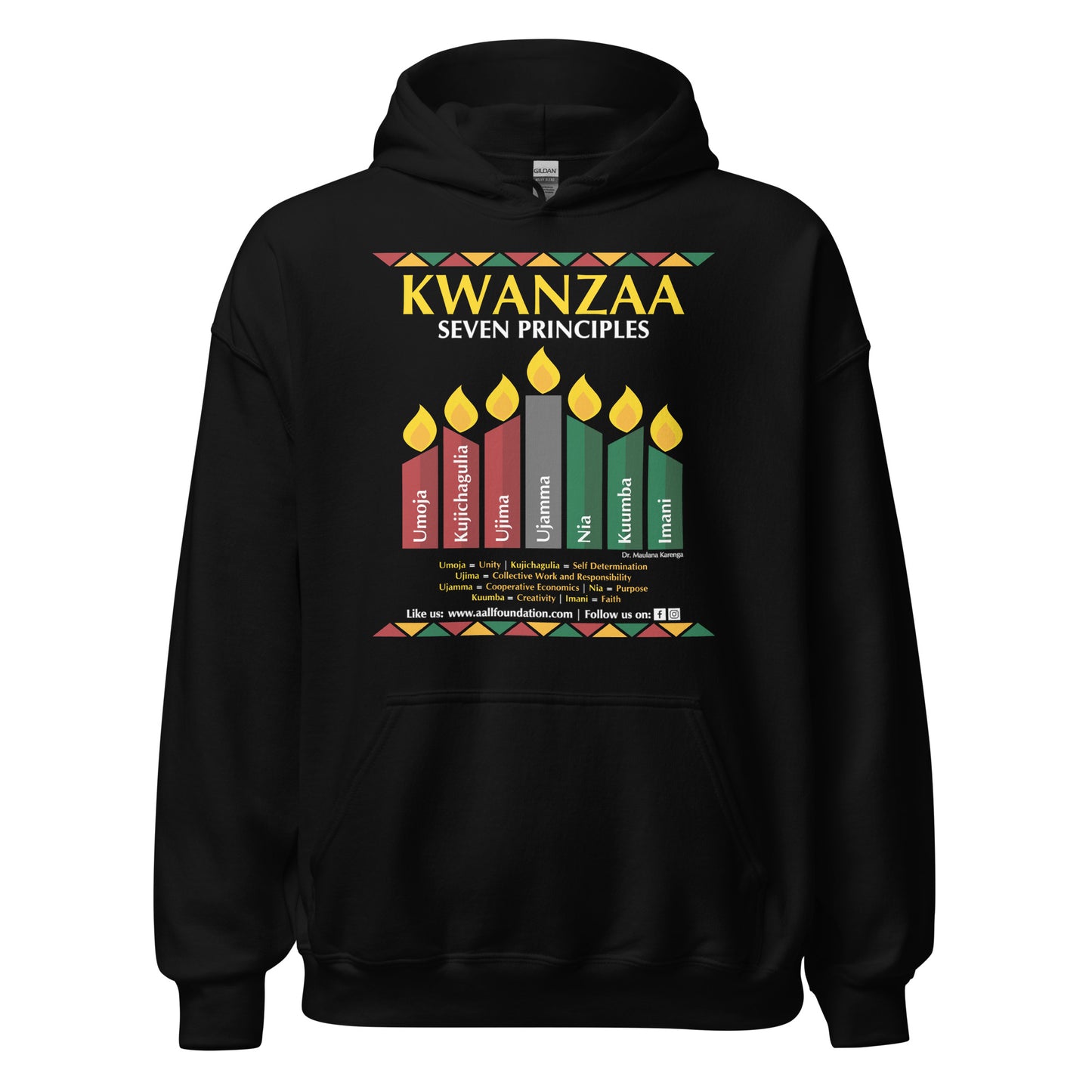 Kwanzaa Seven Principles Unisex Heavy Blend Hoodie