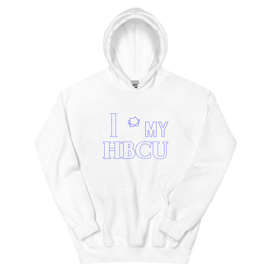 HBCU LOVE Blue and White Unisex  Heavy Blend Hoodie