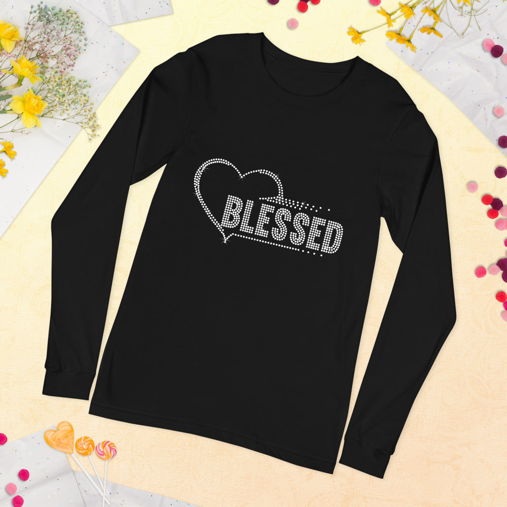 Inspirational BLESSED Unisex Long Sleeve T-Shirt