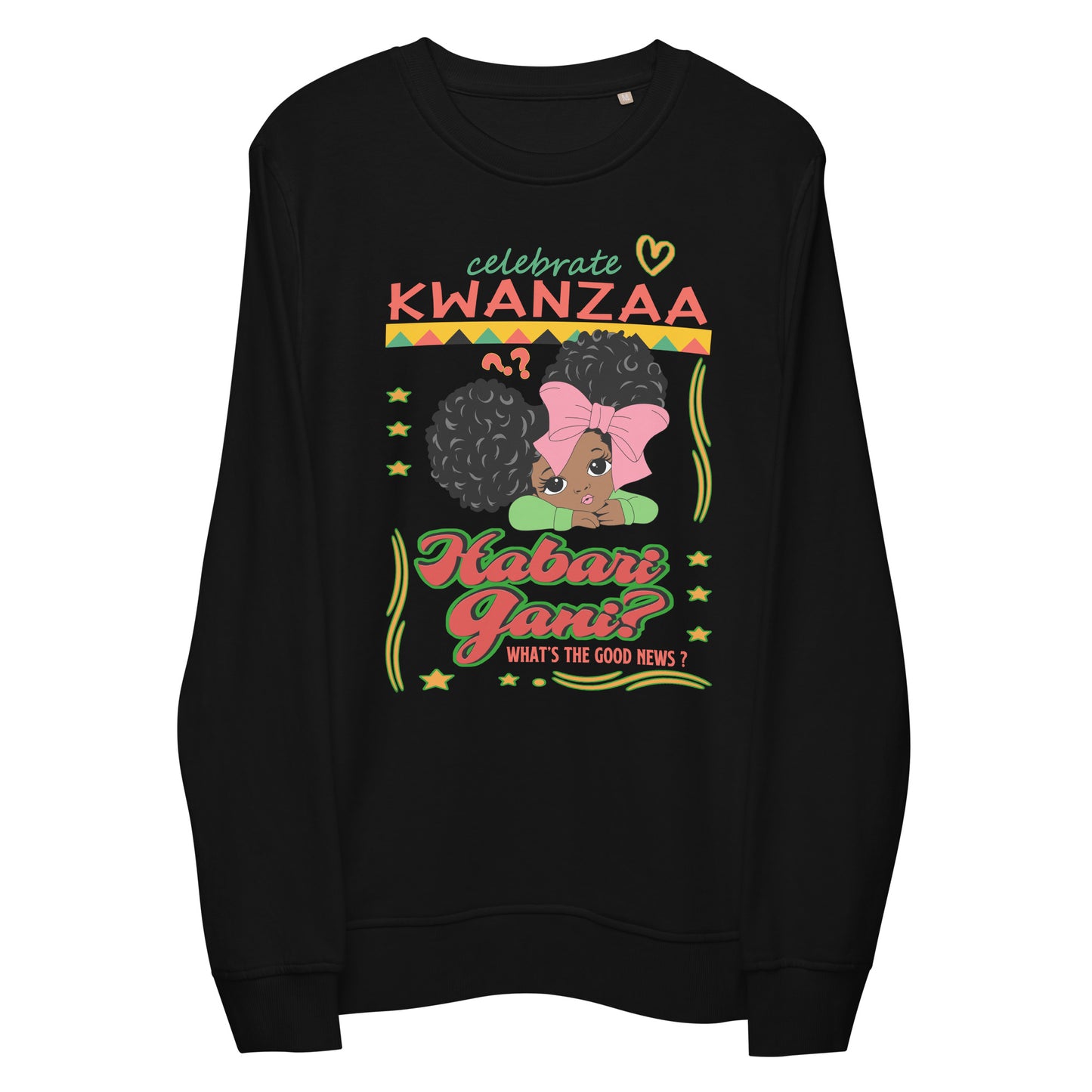 Kwanzaa Unisex Organic Sweatshirt