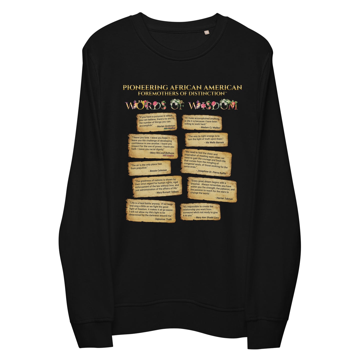 Inspirational Unisex Organic Sweatshirt